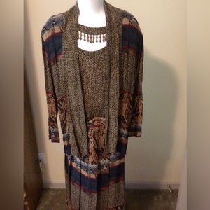 Vintage Melrose 3 Piece Animal Print Skirt Set